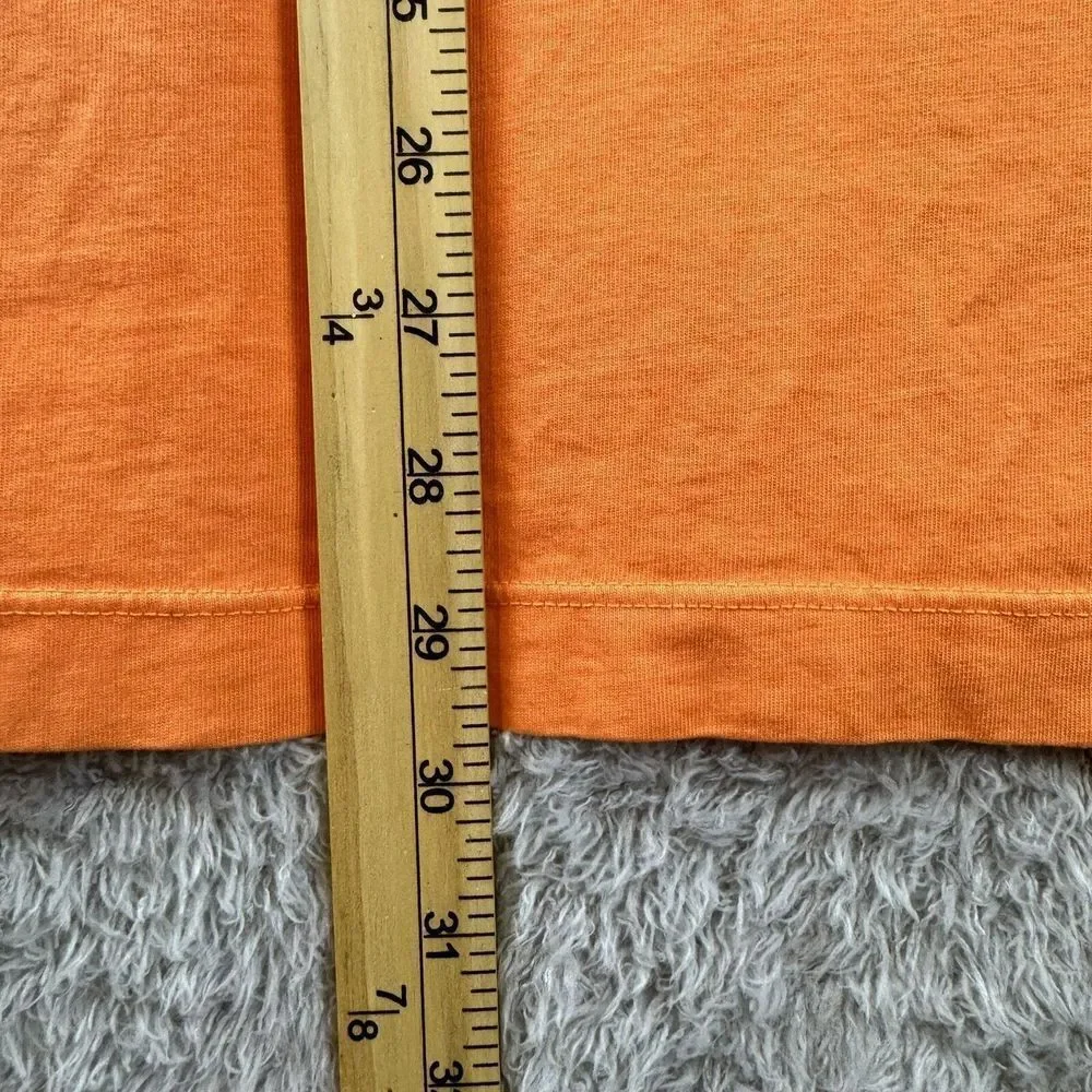 Tommy Bahama Mens Medium Short Sleeve Lightweight Pima Cotton Orange Polo Shirt - Picture 5 of 10